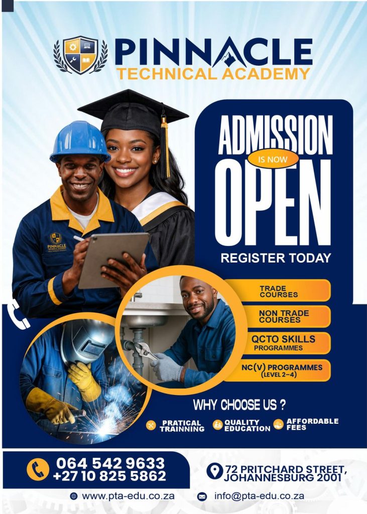 Pinnacle Technical Academy — Admissions open