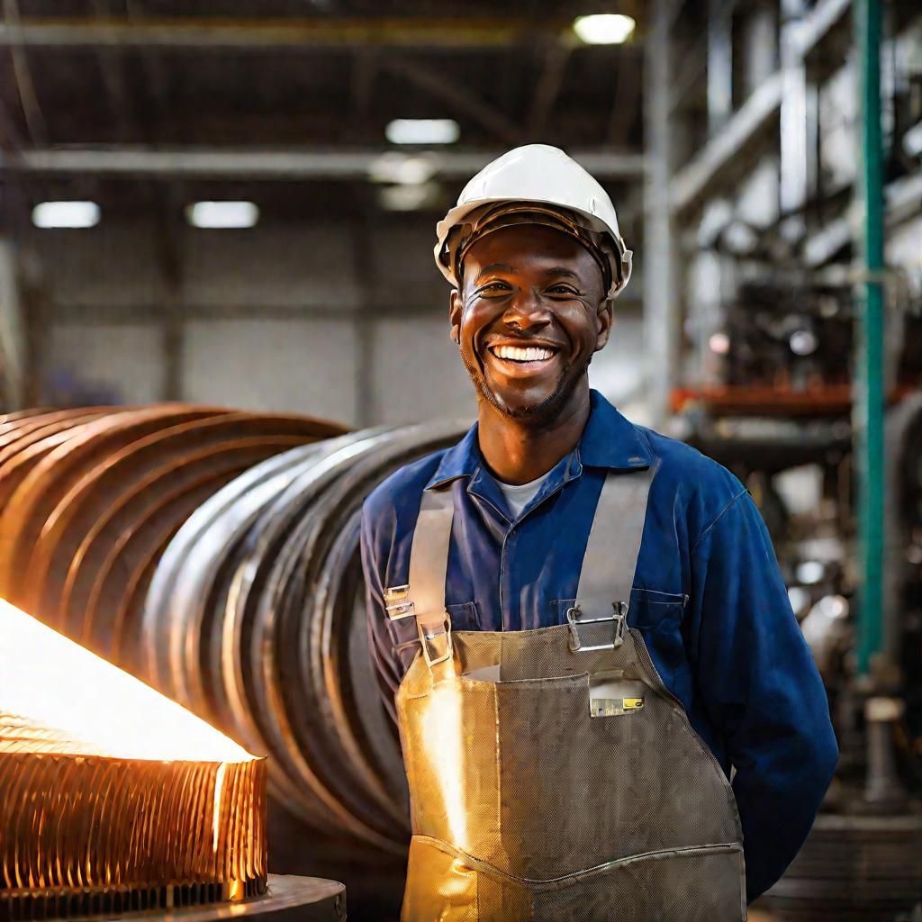 Smiling artisan after practical trade training at Pinnacle Technical Academy